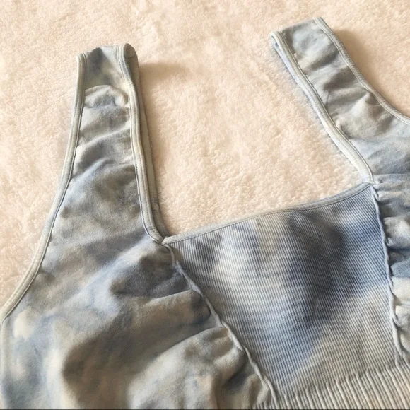 Free People Good Karma Tie-Dye Square Neck Bra - Picture 3 of 7